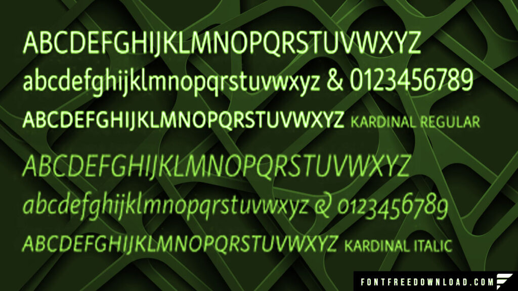 Kardinal Font Family Free Download