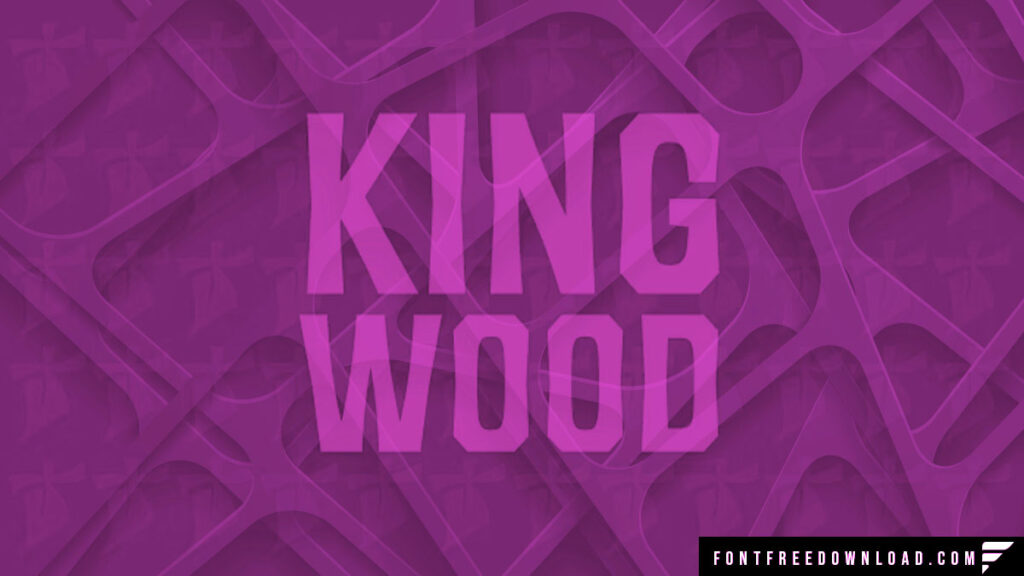 King Wood Font Free Download