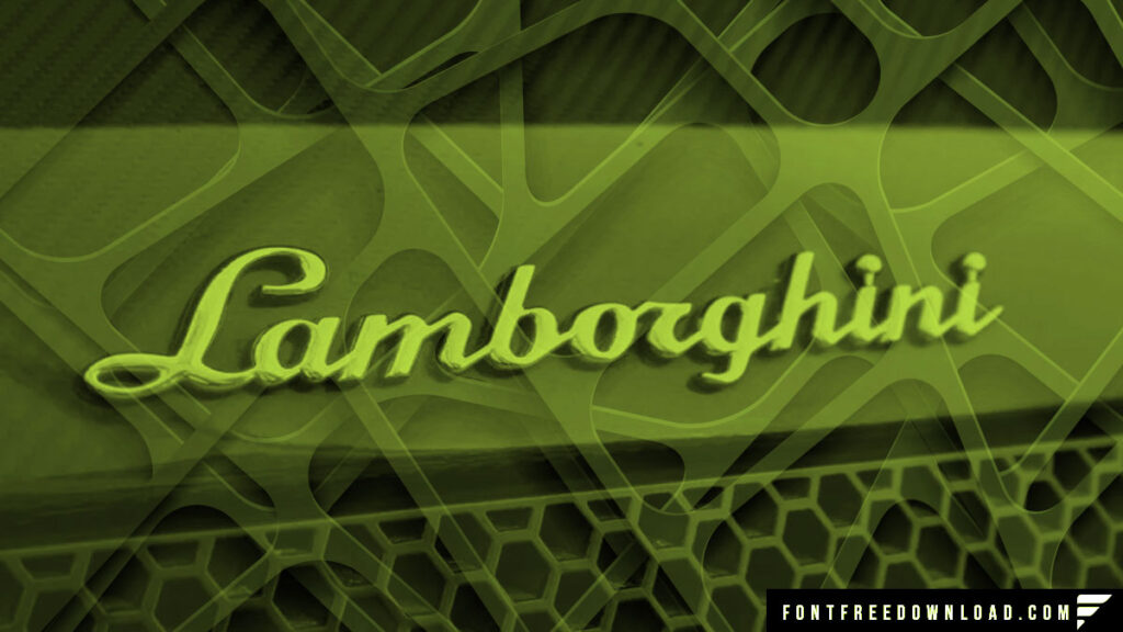 Lamborghini Font Free Download