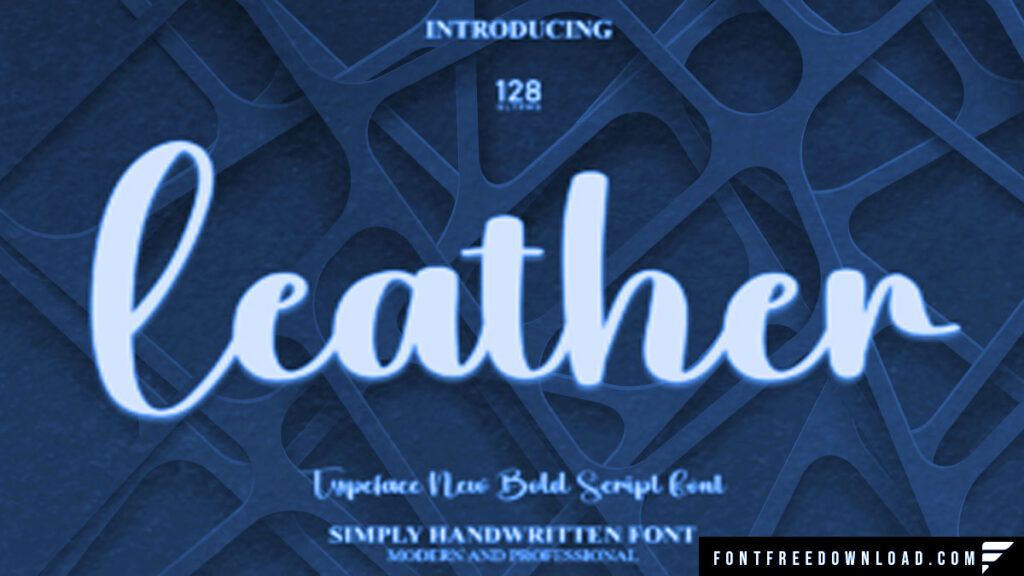 Leather Font Free Download