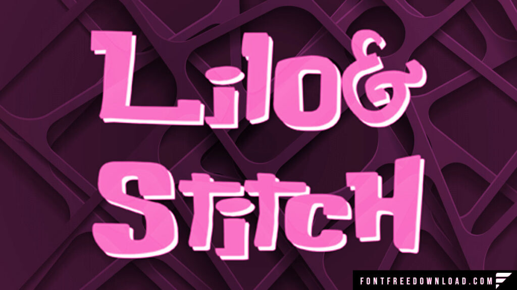 Lilo and Stitch Font Free Download