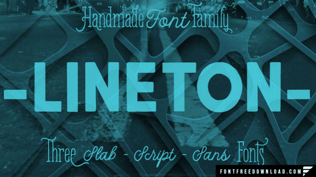 Lineton A Handmade Typeface Blend