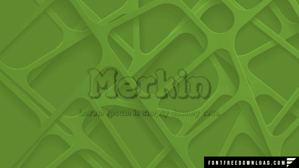 Merkin Font Free Download