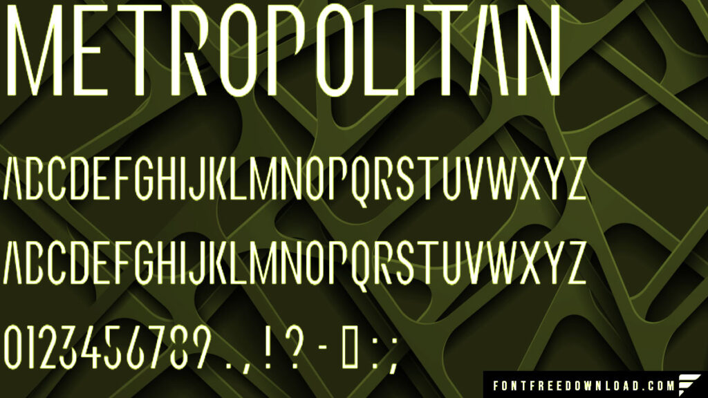 Metropolian Font Family Free Download