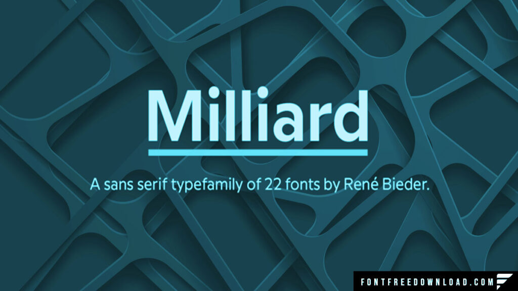 Milliard Font Family Free Download