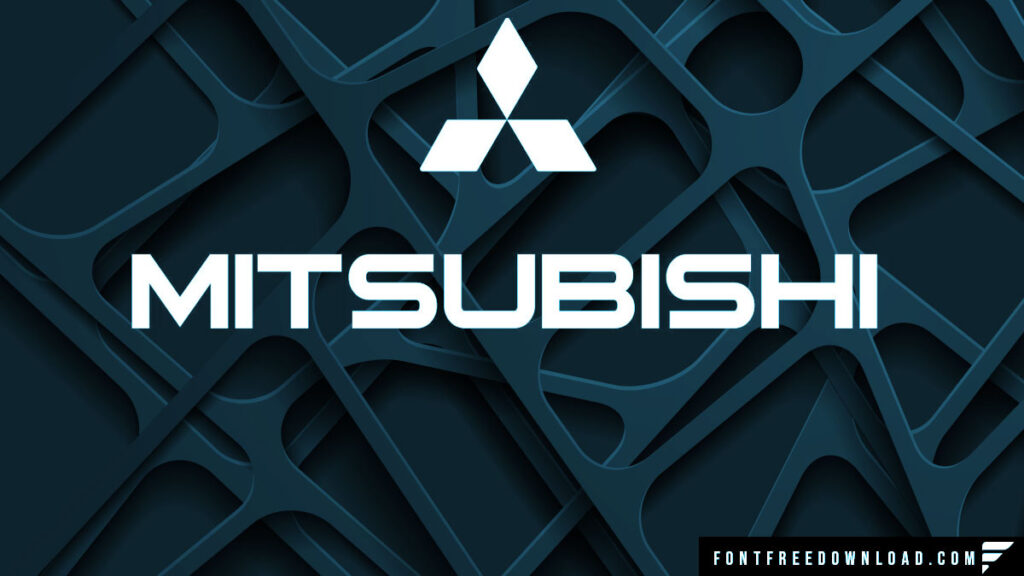 Mitsubishi Font Free Download