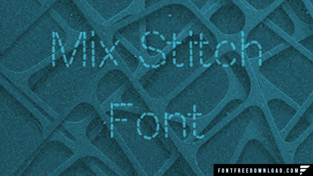 Mix Stitch Font Free Download