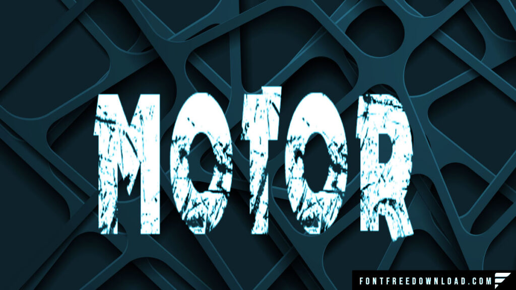 Motor Font Free Download