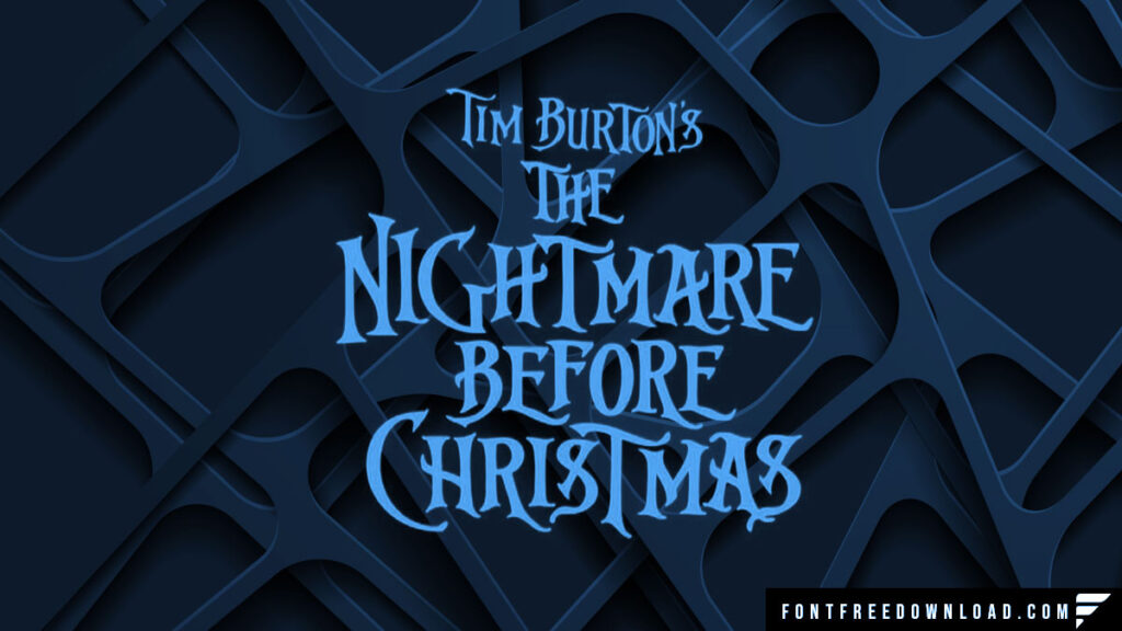 Nightmare Before Christmas Font