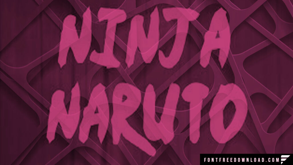 Ninja Naruto Font Free Download