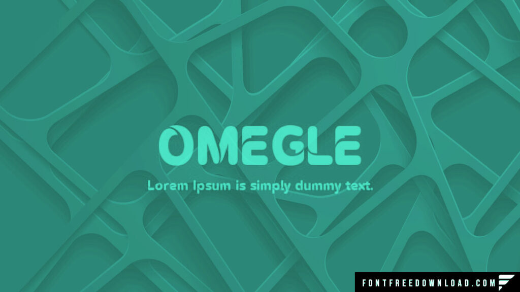 Omegle Font for Professional Applications