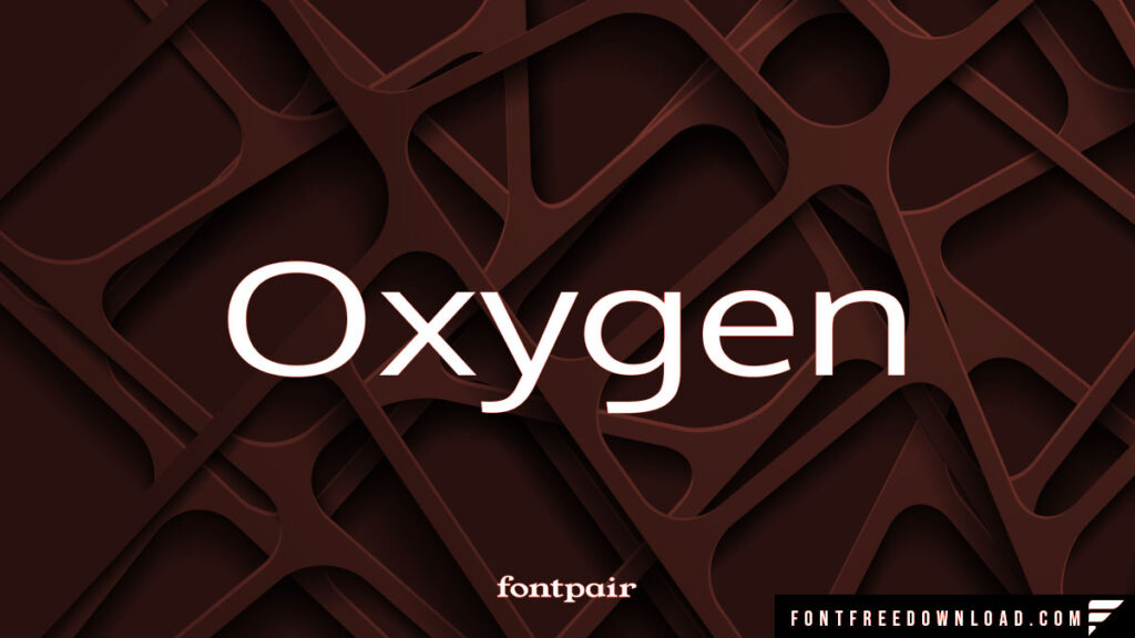 Oxygen Font Free Download