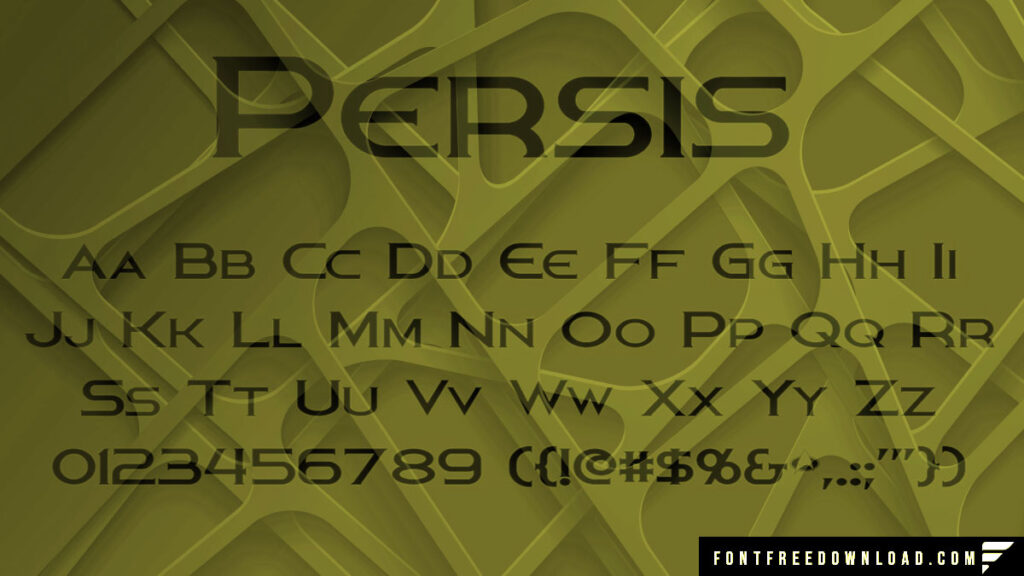 Persis Font Free Download