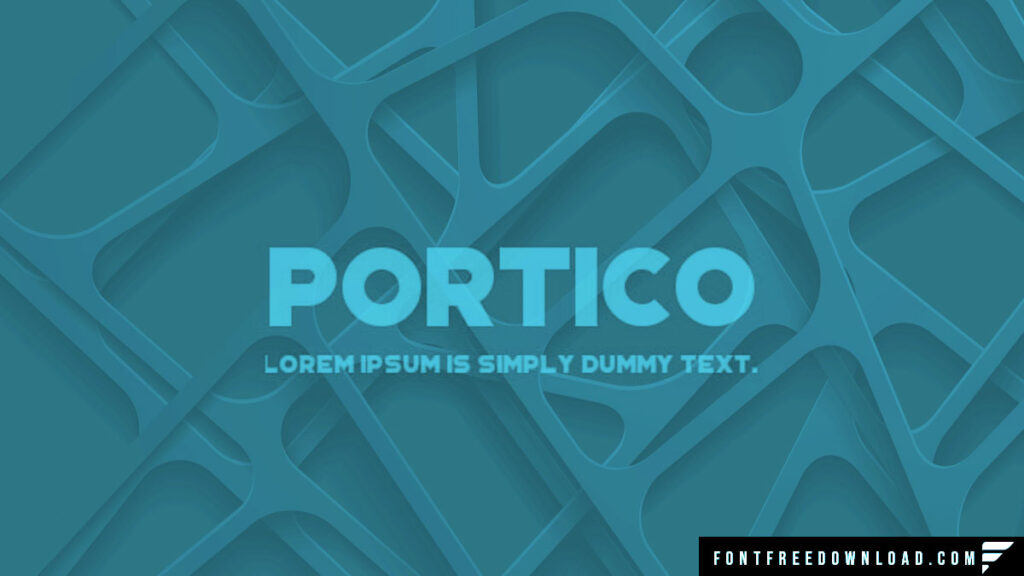 Portico Font Free Download