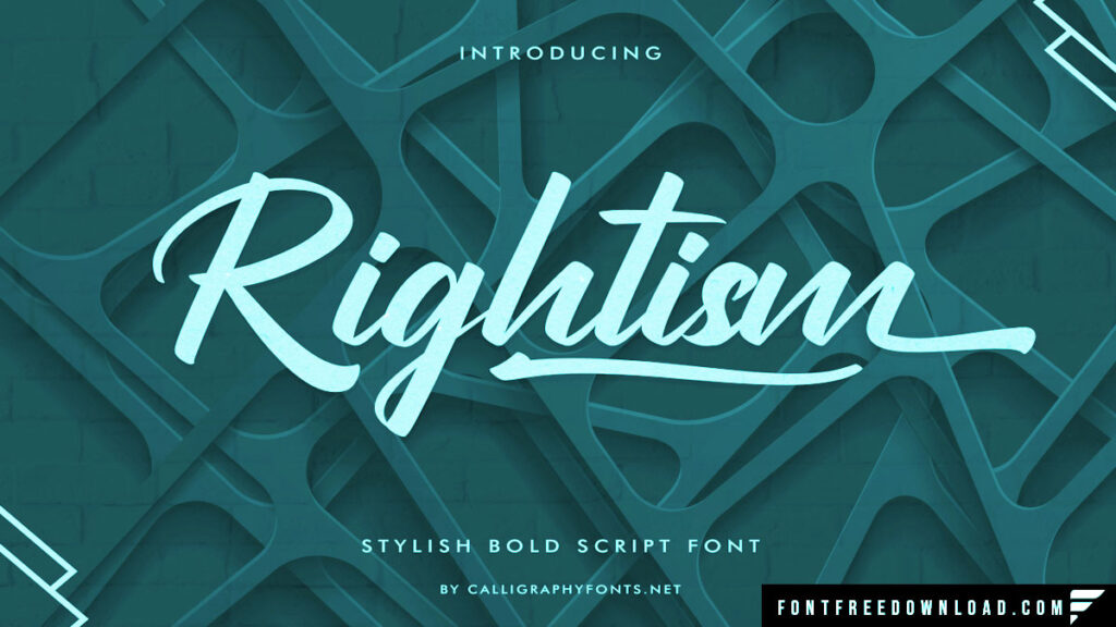 Rightism Font Free Download