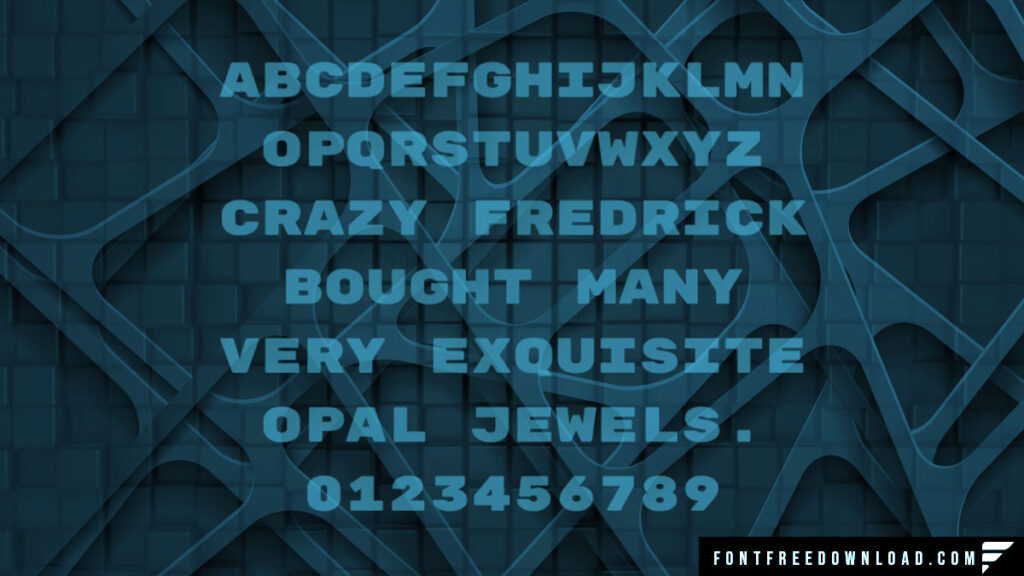 Rubik Mono One Font View