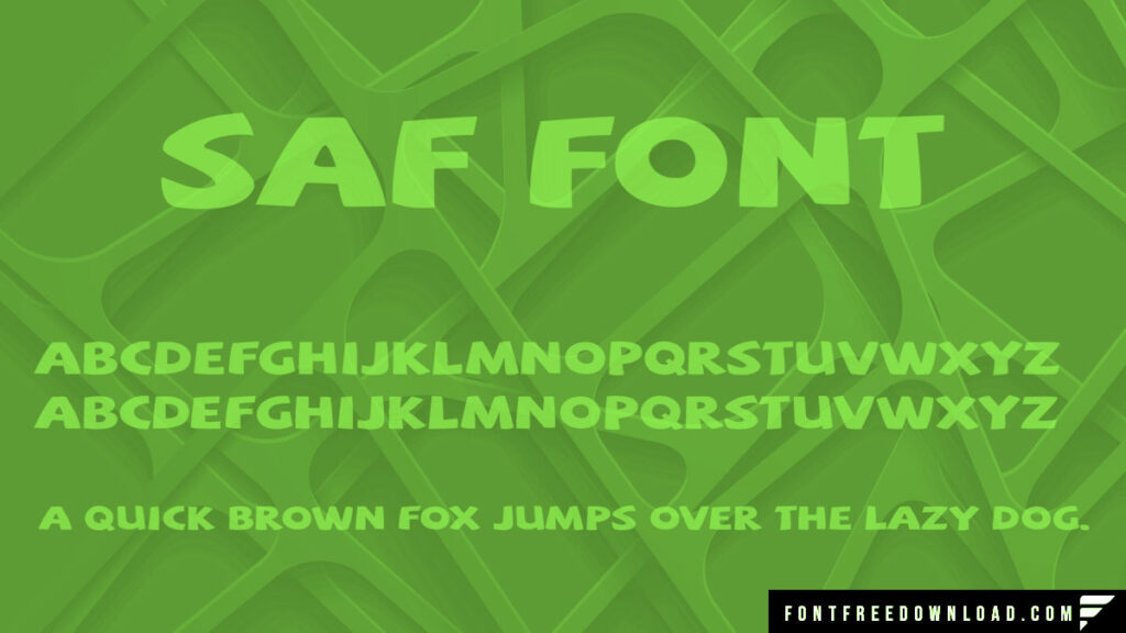 SAF Font Free Download