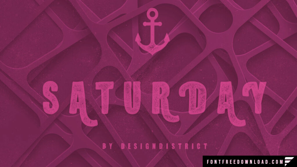 Saturday Font