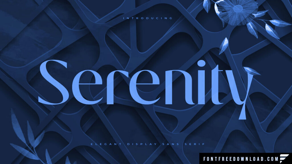 Serenity Font Free Download