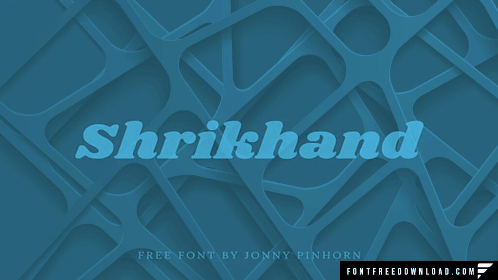 Shrikhand Font Free Download