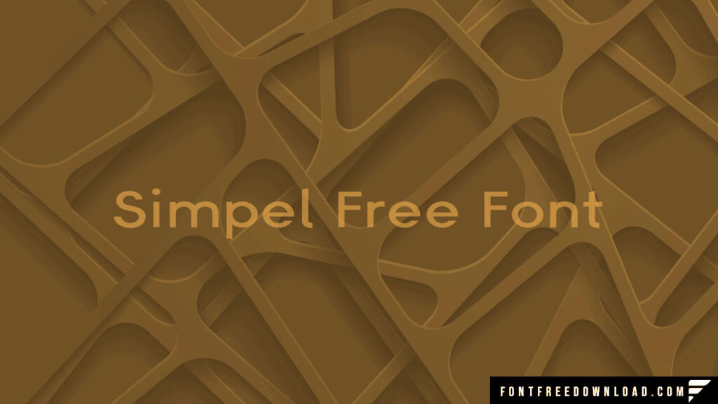 Simpel Font Free Download