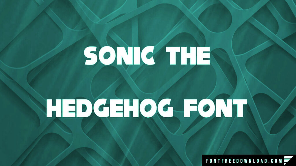 Sonic Hedgehog Font Free Download