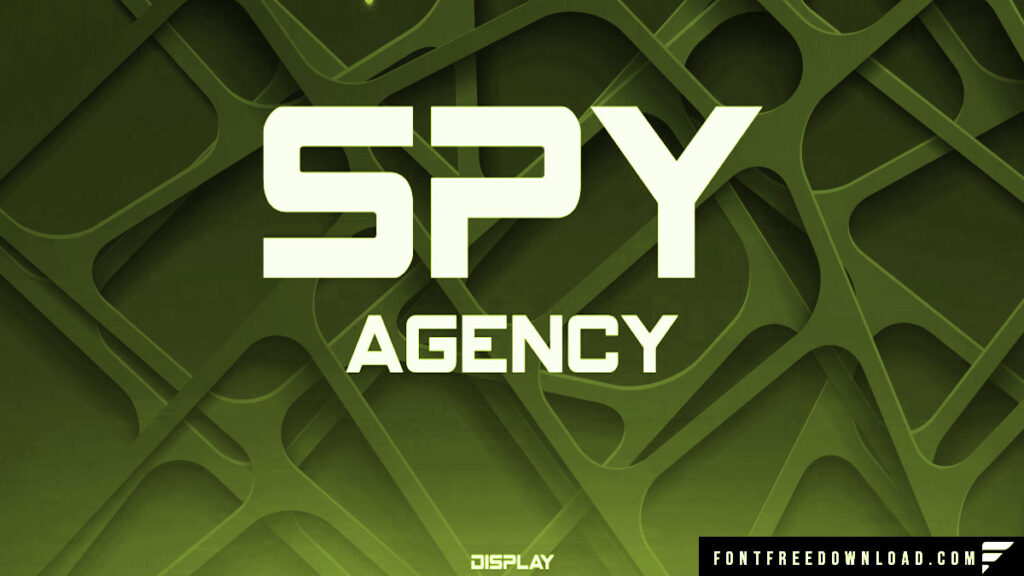 Spy Agency Font Free Download