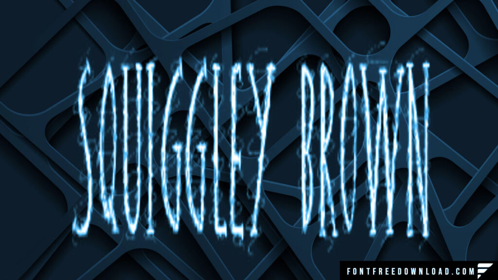 Squiggley Doo Regular Typeface