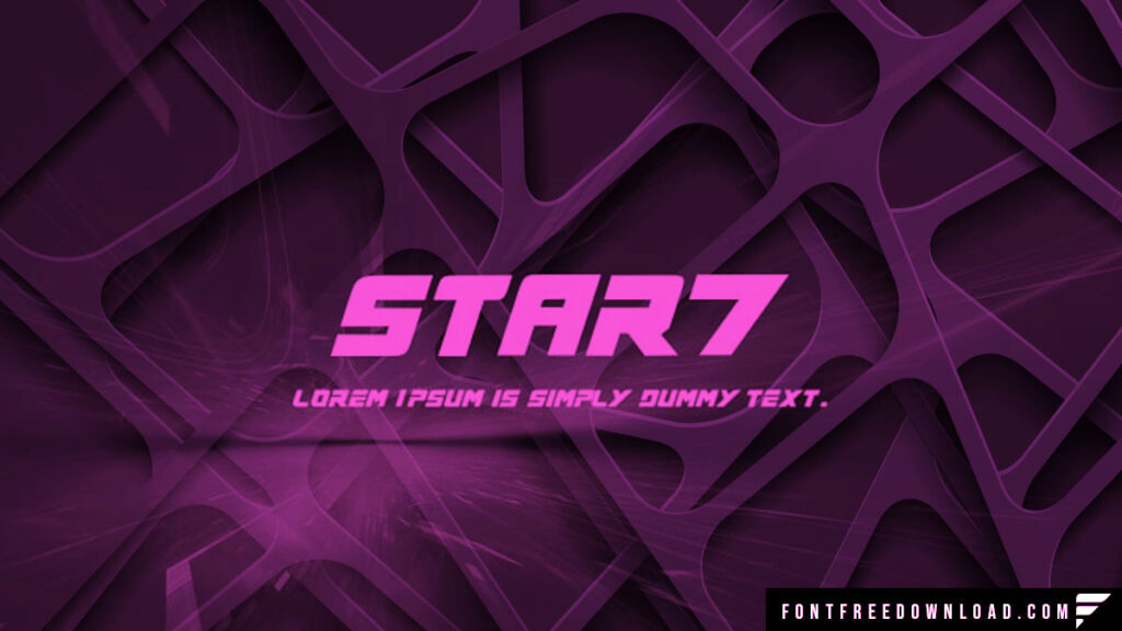 Star7 Font Free Download