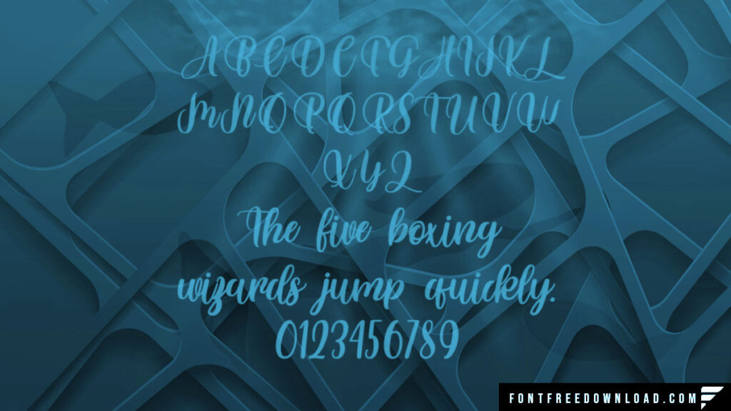 Tails Mermaid Font View