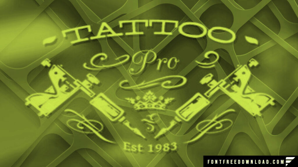 Tattoo Pro Icons Regular Typeface