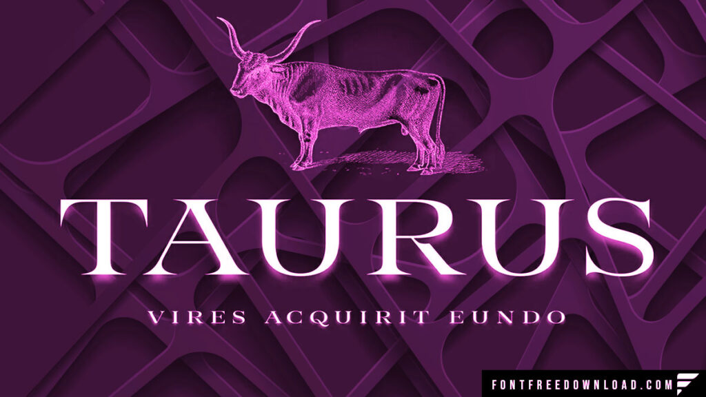 Taurus Font Free Download