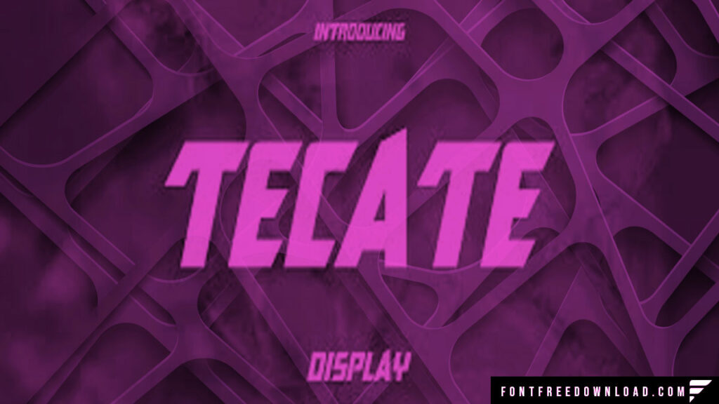 Tecate Font Free Download