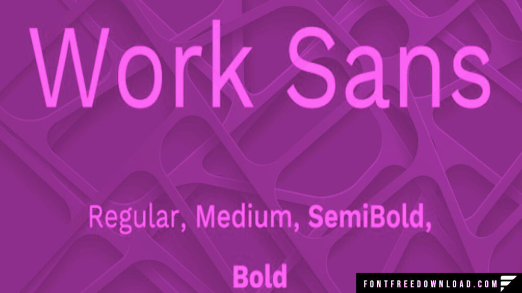 The Work Sans Typeface Collection