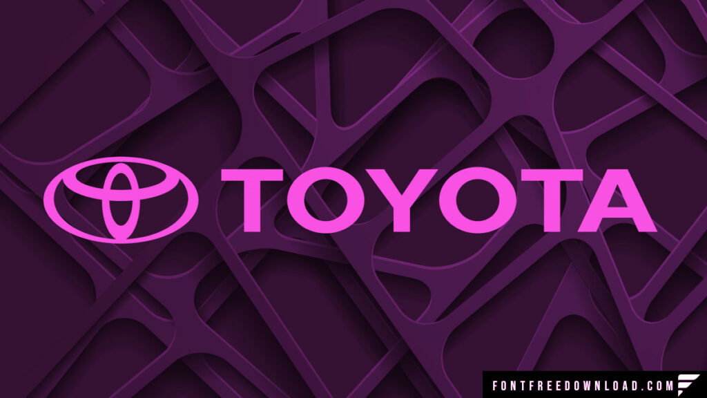 Toyota Font Free Download