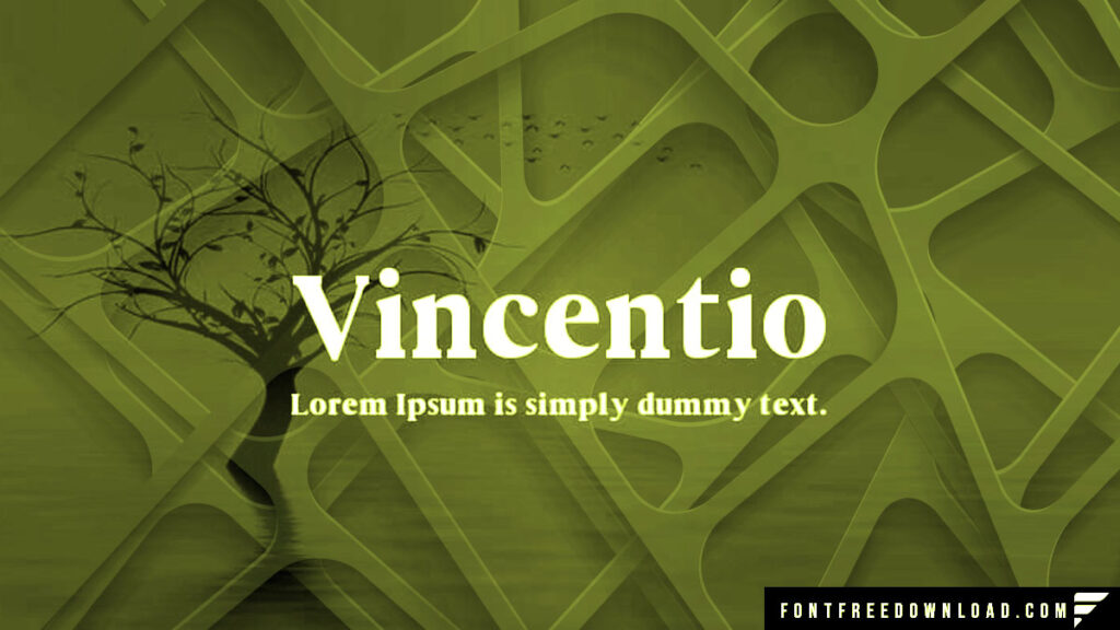 Vincentio Font Free Download