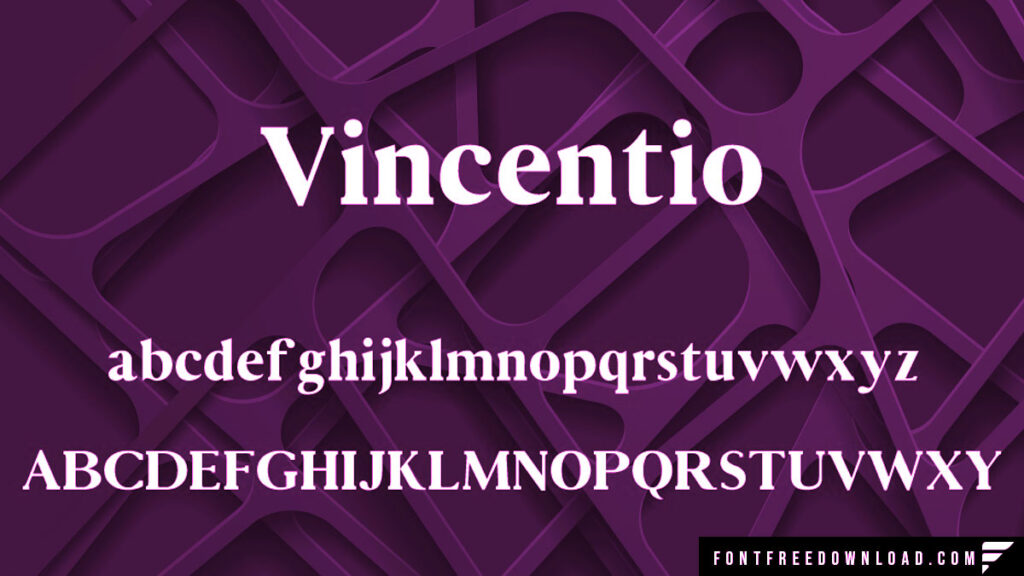 Vincentio Typeface