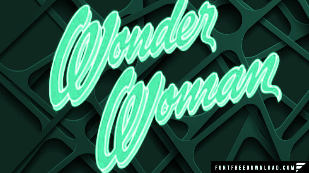 Wonder Woman Font Free Download