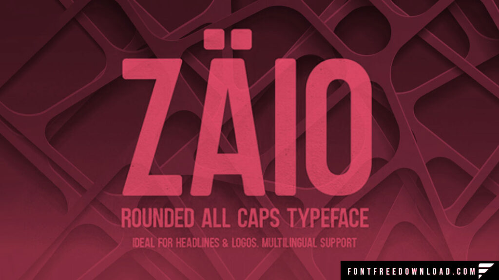 Zaio Rounded Typeface