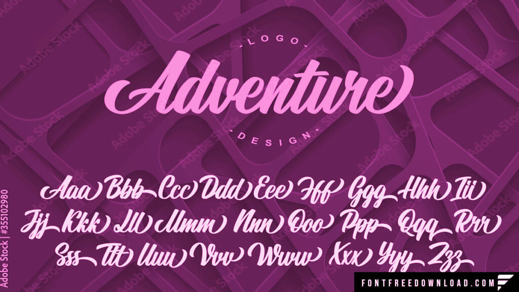 Adventurous Script Font Free Download