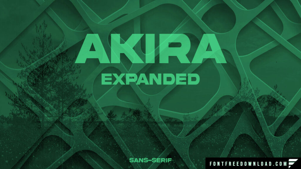 Akira Expanded Font Free Download