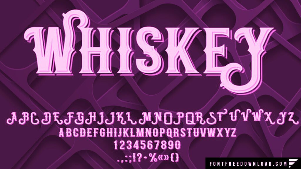 American Whiskey Font Free Download