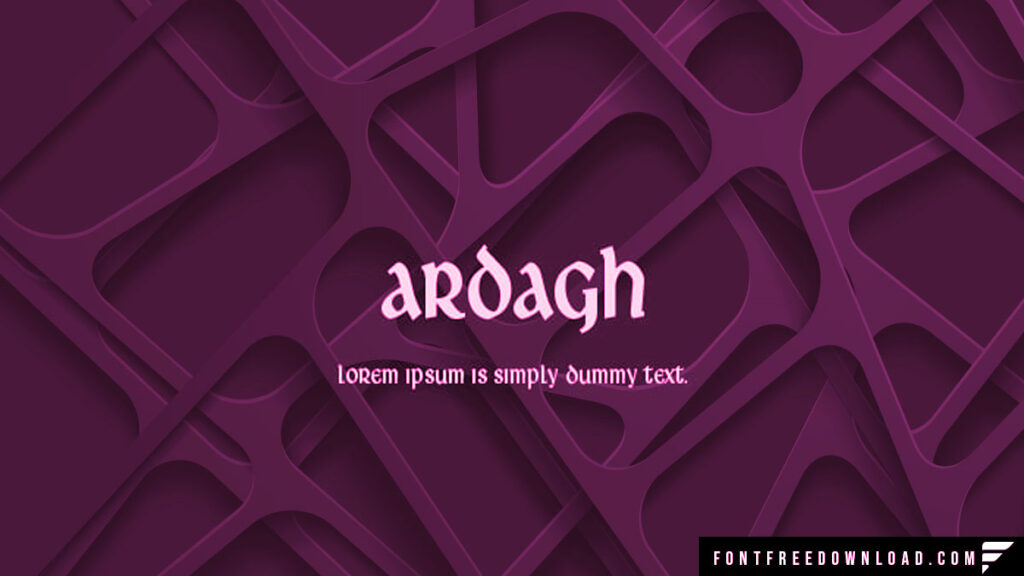 Ardagh Font Free Download