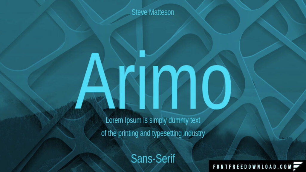 Arimo Font Free Download