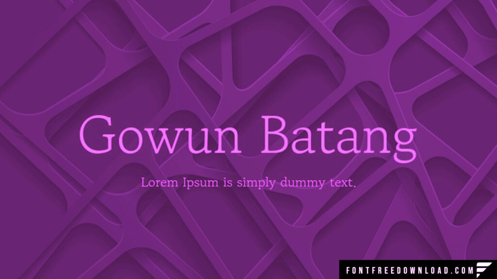 Batang Font Free Download