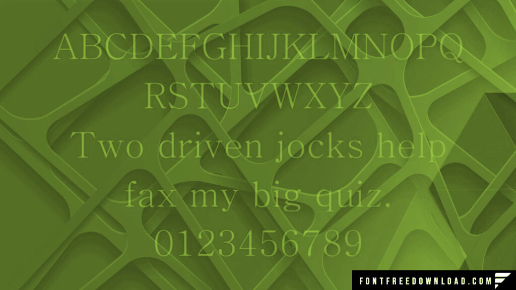 Batang Font View