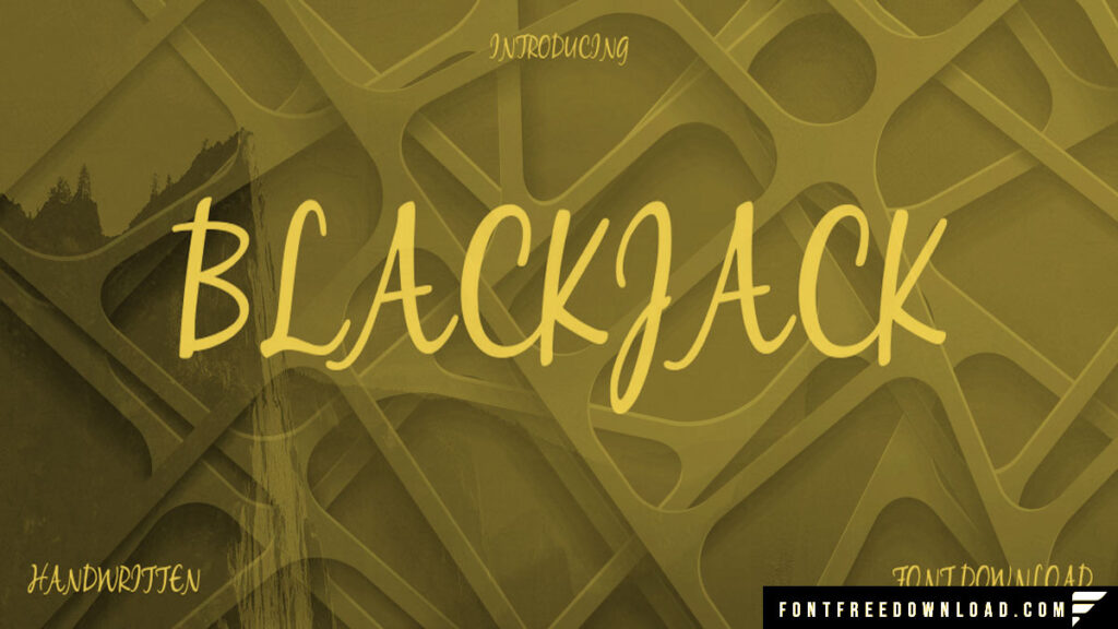 BlackJack Font Free Download