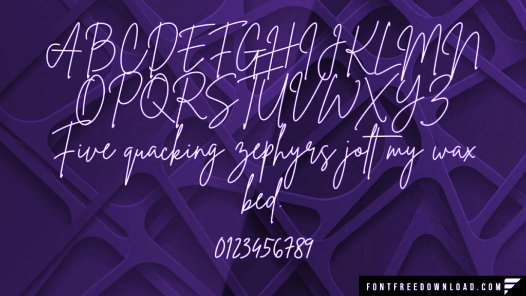 Brittany Signature Font Sketch View