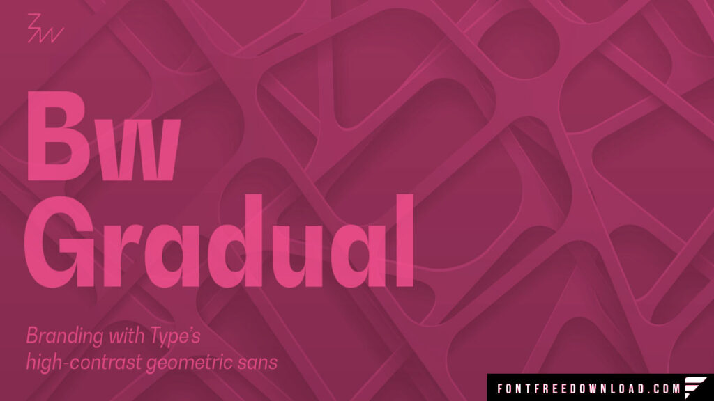 BW Gradual Font Family Free Download