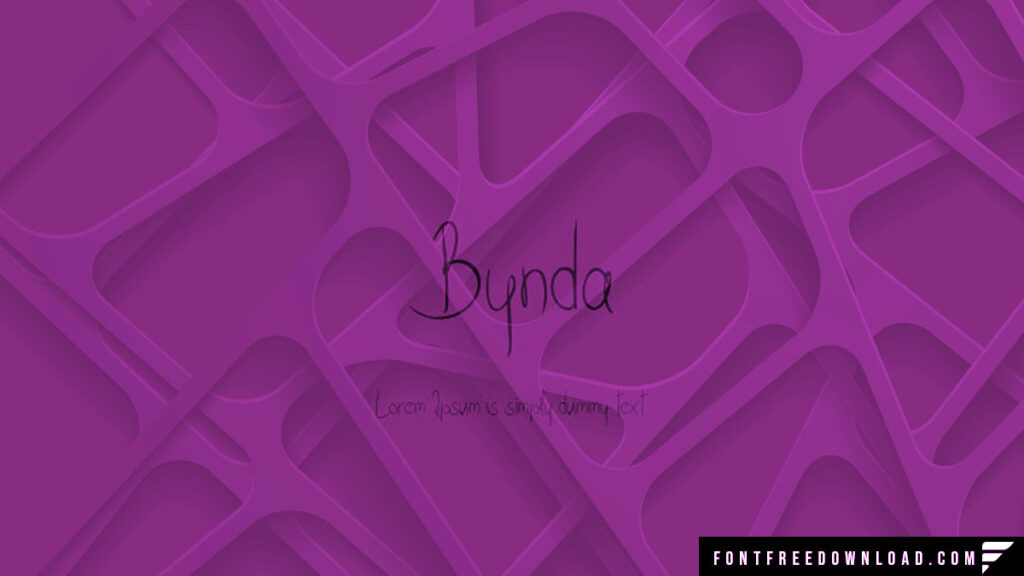 Bynda Font Free Download